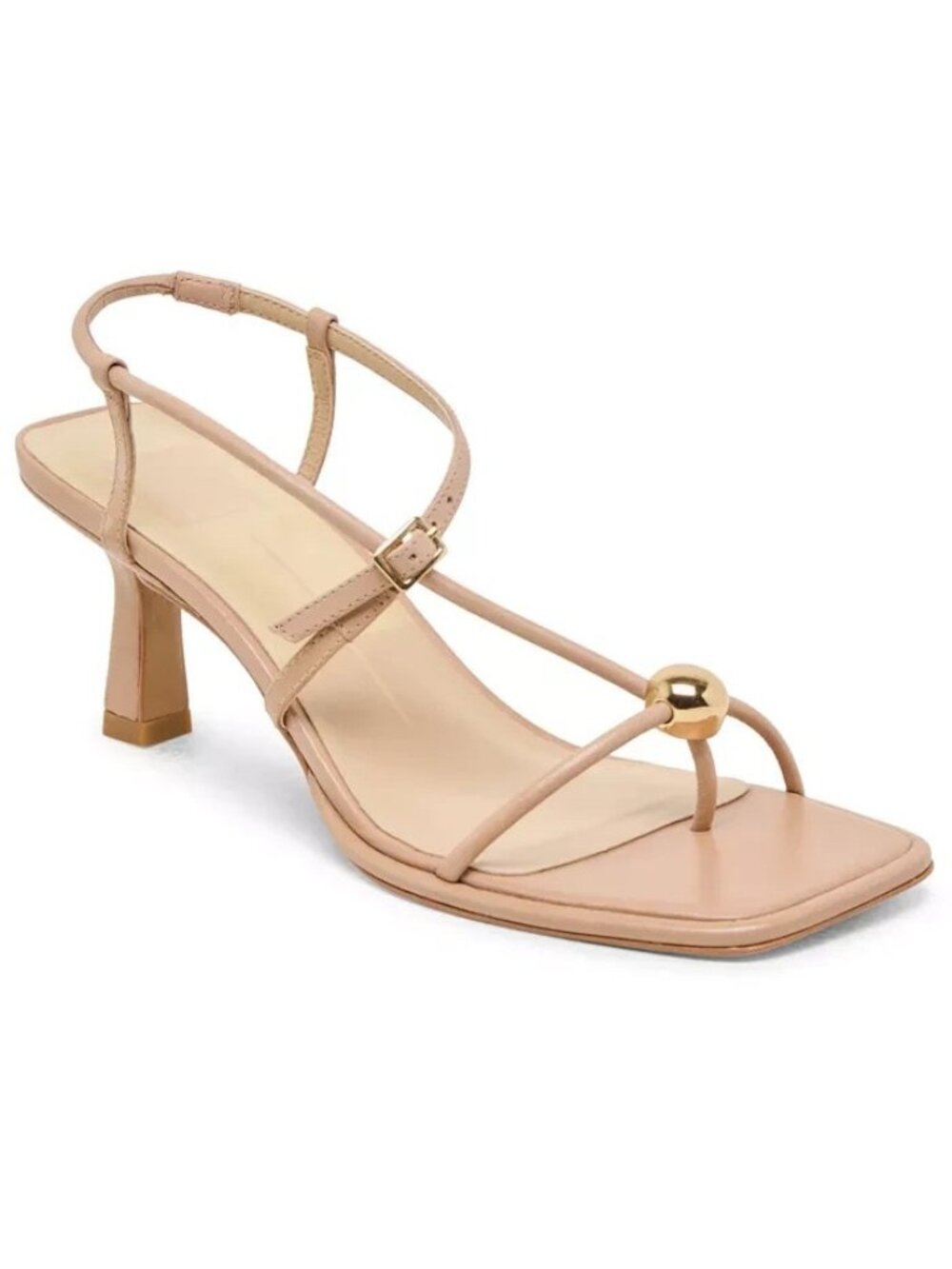 Steven By Steve Madden Tamila Beige Strap Heel Sandal Sz 10